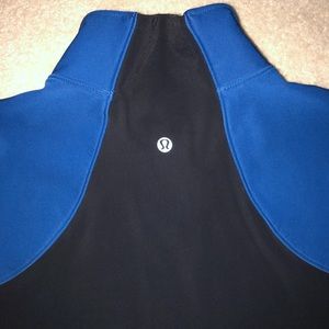 Blue and Black Lulu Lemon 1/4 zip
